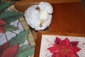 Small lamb (for prosperity in the new year) in my living room table